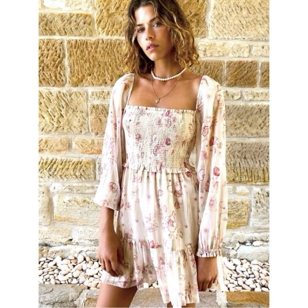 Aritzia Tempest Cream Dress